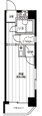 目黒フラワーハイホームの間取り|間取りです。