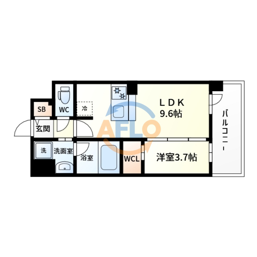 ソルテラスUMEDA NORTHの間取り