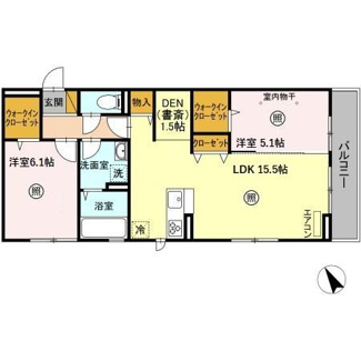 【間取り】 | ロイヤルクレスト六号館