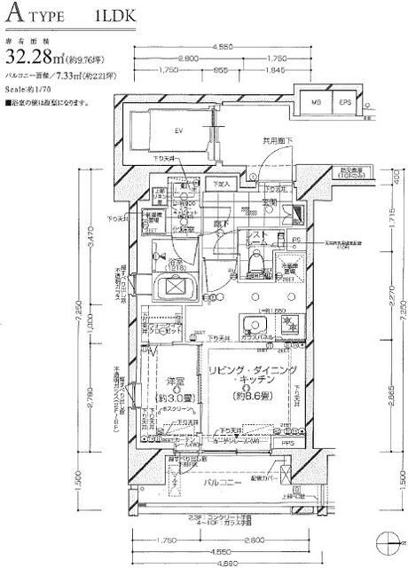 ピアース武蔵小杉の間取り