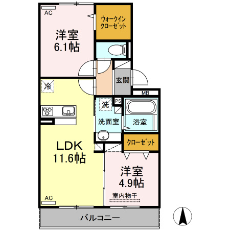 Rose　Mansionの間取り