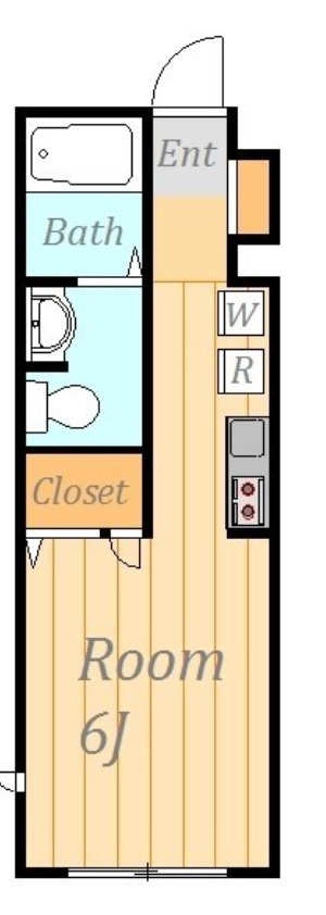 クレセール調布Ａの間取り