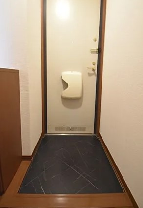セジュール木本Bの玄関
