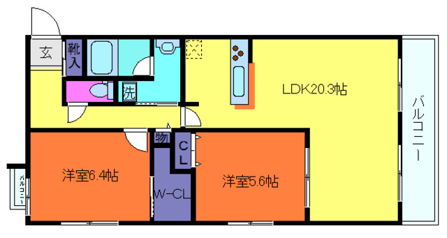 リブレ御影の間取り