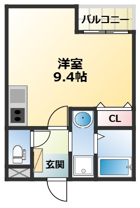 REGIES八尾駅前の間取り