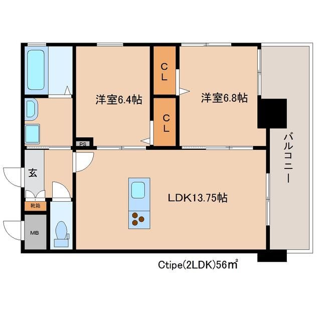 プレジデンスざ京の間取り