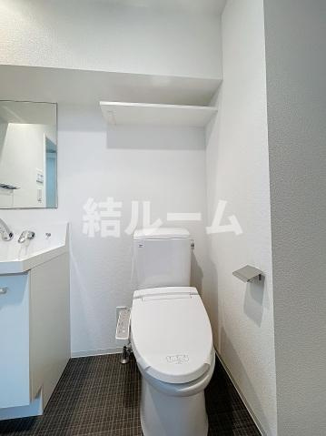 北区田端新町２丁目の賃貸マンションのトイレ