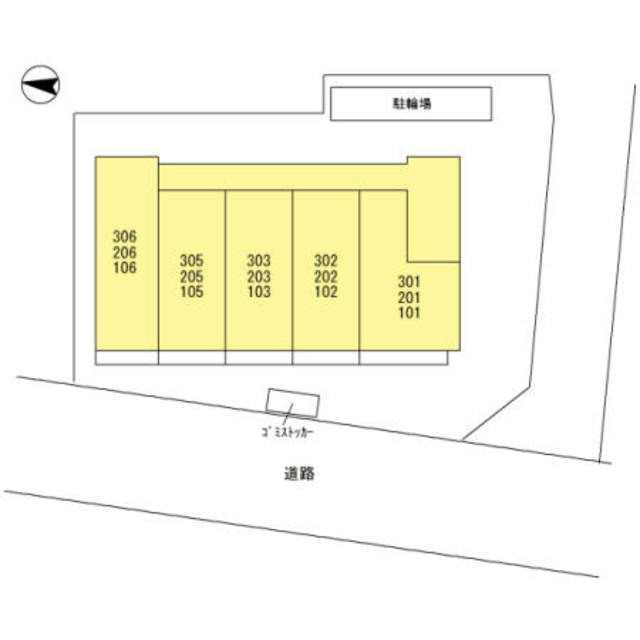 シュライン日進のその他|配置図
