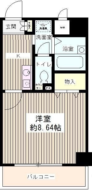 グロリア大洋の間取り|間取りです。