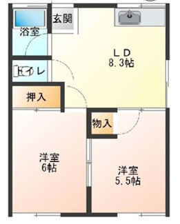 【間取り】 | コーポ多摩