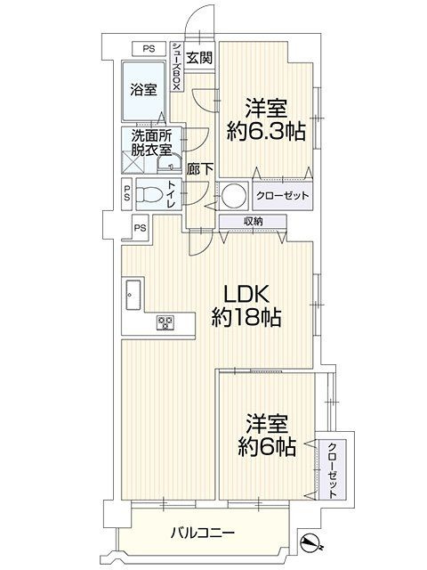 赤坂パインマンションの間取り|間取り