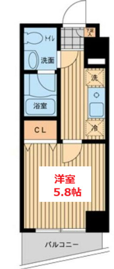 【間取り】 | ライブコート大鳥居 | お部屋の間取りです。