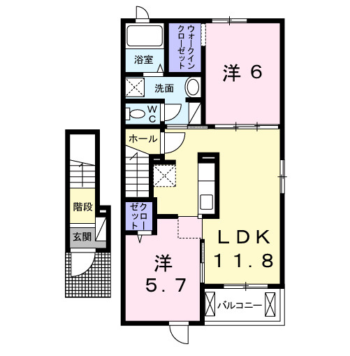 インプレスの間取り