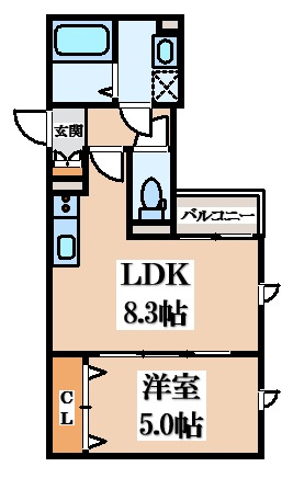 【間取り】 | グローハイツ若江