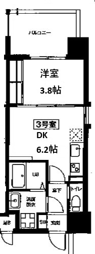 ビガーポリス528滝川公園Ⅲの間取り