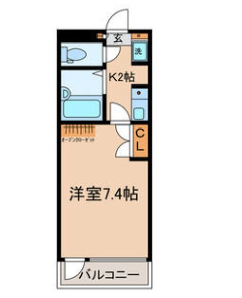 リバーフロントプラザの間取り