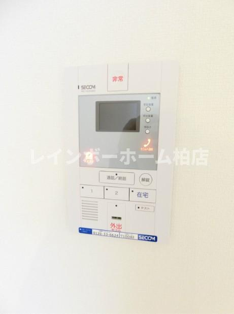 【仲介手数料：家賃の1ヶ月分】不要対象物件！のセキュリティ|モニタ付インターホンです