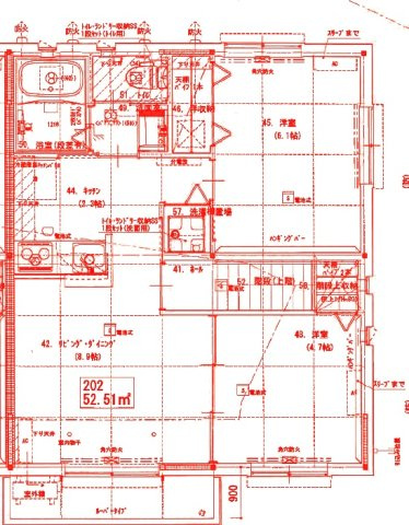 横須賀市追浜本町１丁目のアパートの間取り|広々52.51㎡♪安心の大手施工