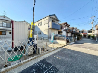 【外観】 |  石津町３丁　新築一戸建 | ゆとりのある洗面室ですよ♪朝の身支度もスムーズにできますね！