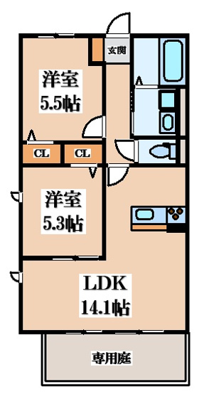 【間取り】 | シダーリーブル