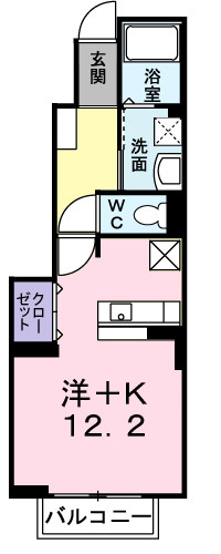 ハーベスト　スクエア壱番館の間取り