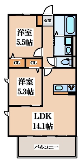 【間取り】 | シダーリーブル