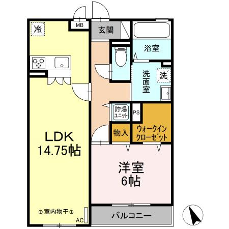 リベラマーロの間取り