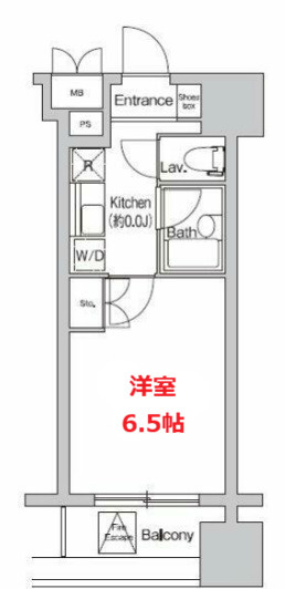 【間取り】 | プライムアーバン大崎 | お部屋の間取りです。