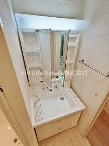 Garden　House　A・B棟の洗面所