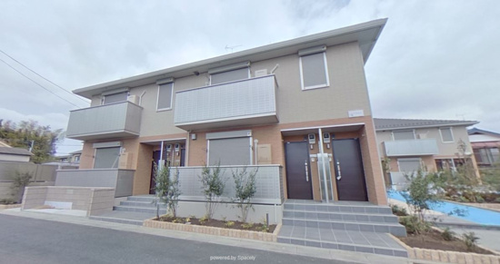 Garden　House　A・B棟の外観