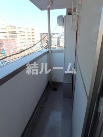 板橋区成増２丁目の賃貸マンションのバルコニー