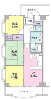 【間取り】 | ドミール・エスポワール
