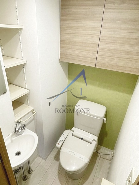 スカイコート三田慶大前壱番館のトイレ|トイレです。