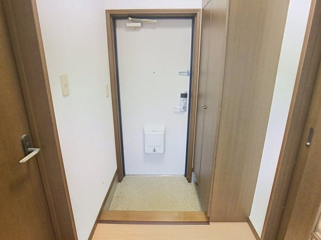 マンションテリオスの玄関