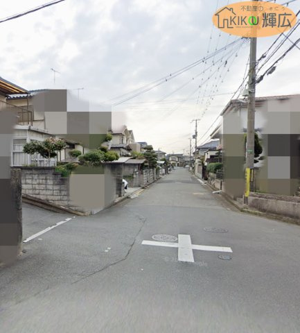 加古川市平岡町新在家　土地の前面道路含む現地写真