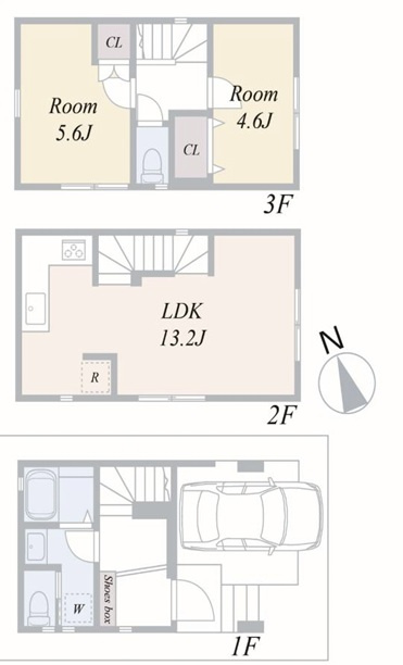 港北区高田東1丁目新築戸建 全2棟の画像