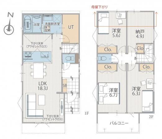 【間取り】 | 戸建て