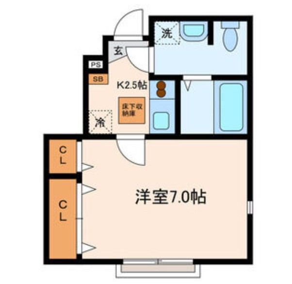 ノーススクエアの間取り