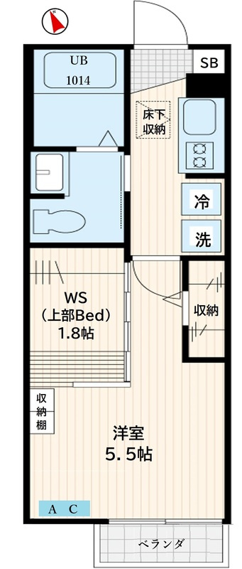 Liens REGALO船堀stationの間取り
