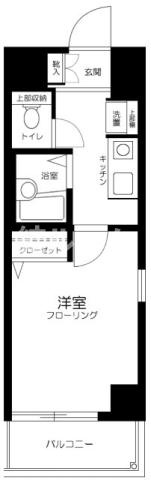 練馬区練馬１丁目の賃貸マンションの間取り