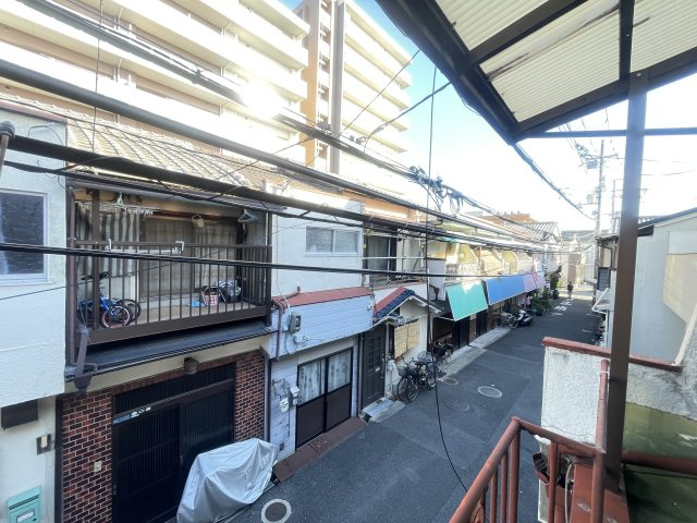 寝屋川市御幸東町のテラスの展望