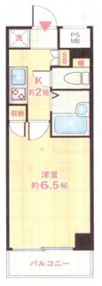 スカイコート恵比寿の間取り
