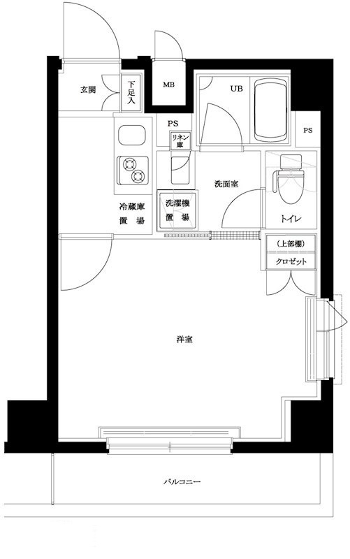 ルーブル両国弐番館 の間取り|間取りです。