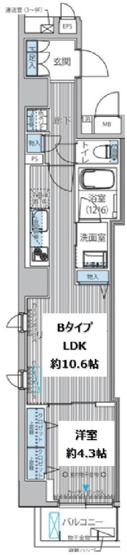 【間取り】 | クリスタルパレス蒲西