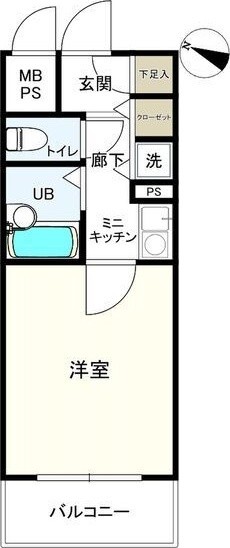 パルシオ三宮フラワーロードの間取り
