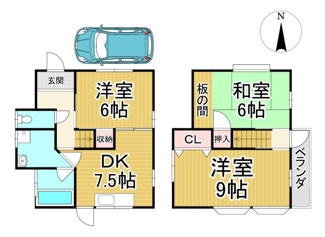 【土地図】 | 川西市花屋敷1丁目8の1　建築条件無土地