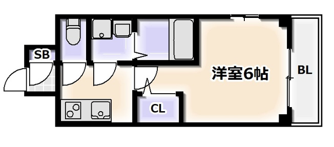 【間取り】 | エスリード大阪ドームシティ