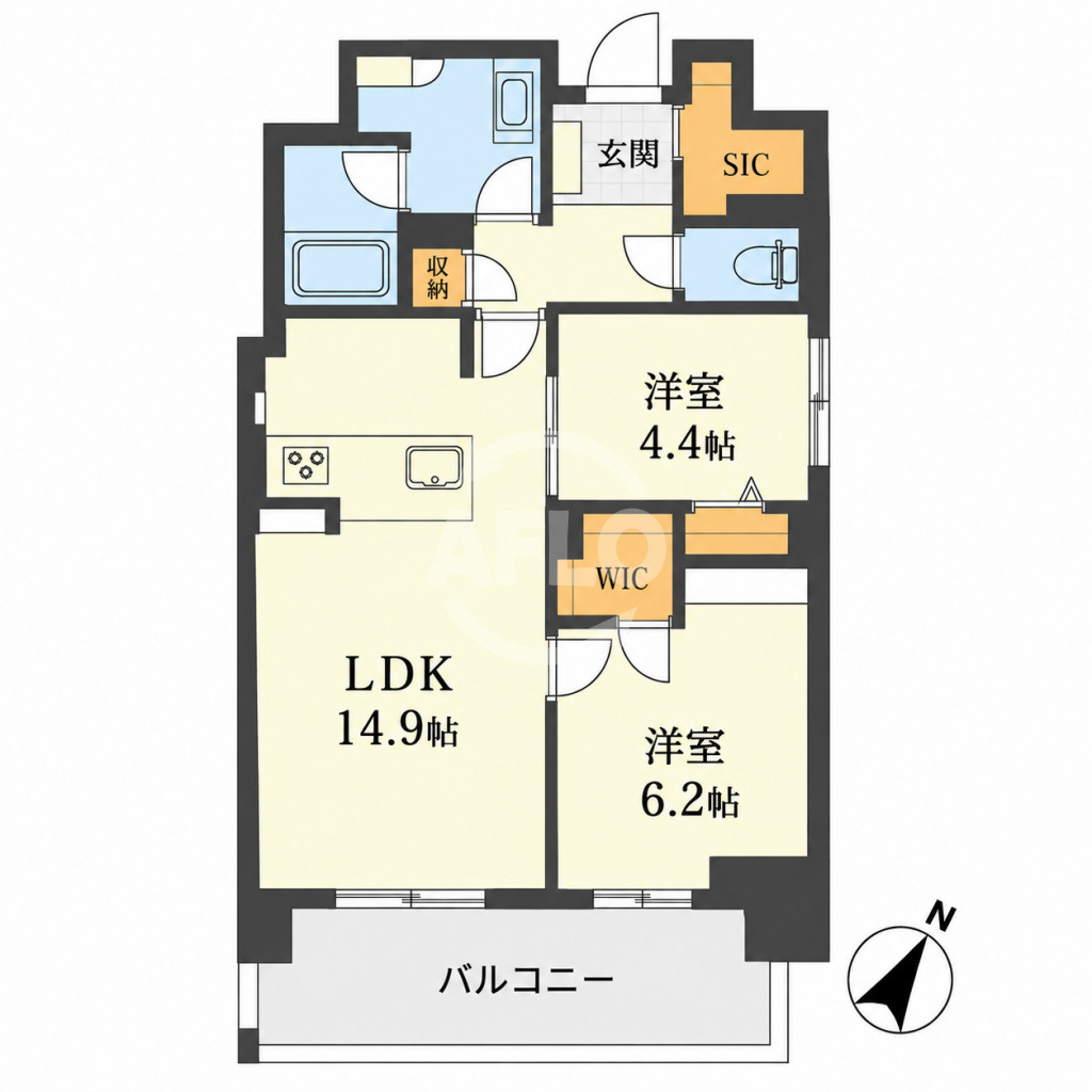 リビエナグラン新梅田　大淀小学校区の間取り|リビエナ　グラン　新梅田
