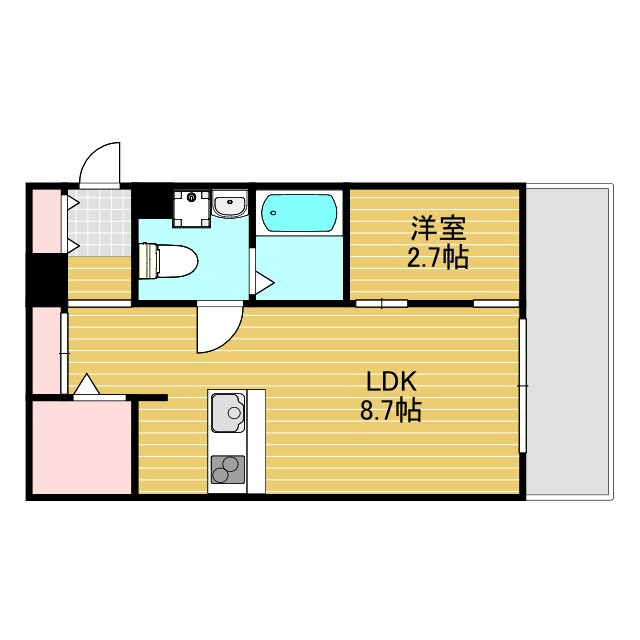 コスモクレスト柴島の間取り