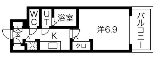 エスリード松屋町サウスの間取り